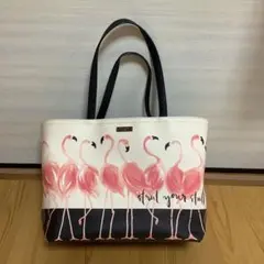 ケイトスペード　ニューヨーク　フラミンゴ　バッグ
