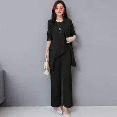 Bセットアップ ol服 フォーマル服 パンツスーツ カジュアル 通勤服GU