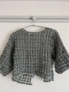 Wcolsetチェック柄 半袖ブラウスのサムネイル