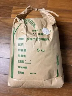 令和7年度産　ヒノヒカリ　愛媛県西条市産　(白米　正味5キロ)のサムネイル