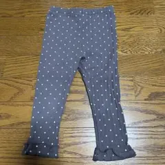 SLAP SLIP パンツ レギンス ドット フリル 7分丈110のサムネイル