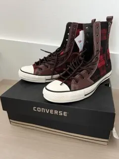 コンバース　ALL STAR WOOL-CHECK SHIN-HI RED