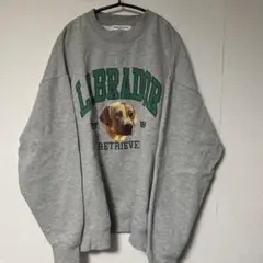 ラブラドール　グレー　スウェット