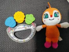 カラフルラトル ベビートイ ガラガラ 知育玩具 ぬいぐるみ アンパンマン