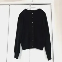 グリーンレーベルリラクシング　カーディガン　パールボタン　サイズ40 綿100%