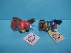 マチカネタンホイザ　メジロライアン　サラブレッドコレクション　競馬　ぬいぐるみ