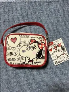 スヌーピー好き❤️ Bellちゃんの持ち手付きポーチのサムネイル