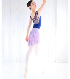バレエ薄紫色ブリリアントパールワンタッチサーキュラースカートドゥッシュドゥッスゥ