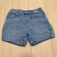ユニクロ　デニムショートパンツ ライトブルー 130