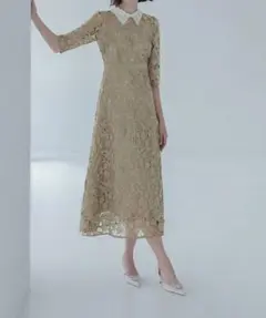 クラネワンピースBULGED FLOWER JACQUARD ONEPIECE - メルカリ
