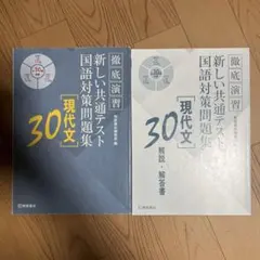 徹底演習 新しい共通テスト 国語対策問題集 30 共テ 現代文