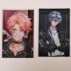 にじさんじ ぎゃうるふ チェキ カード レア 赤城ウェン 小柳ロウ