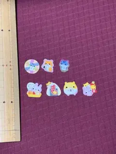 ハムスター　フレークシール　平成レトロ