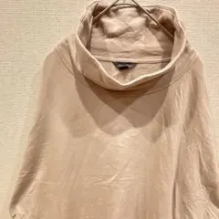 美品✨【L】ベディバウアー タートルネック プルオーバー ポンチョ風スウェット