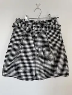 Hether ヘザー スカート インナーパンツ付き　ギンガムチェック