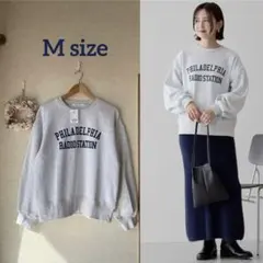 AMERICAN HOLIC★カレッジロゴ裏起毛プルオーバー★M★新品