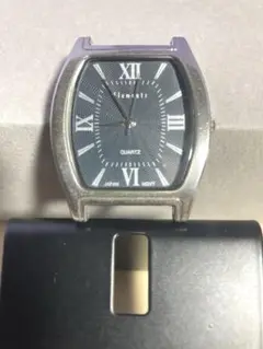 稼動品 Elements ELM12570W クォーツ腕時計 ブラック