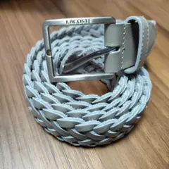 ラコステメッシュベルト　グレー