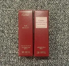 【新品未開封 未使用】カルティエ Cartier 香水 サンプル 2本 セット