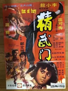 ブルースリー ドラゴン怒りの鉄拳 精武門 Fist of Fury ポスター
