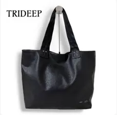値下げ不可】新品タグ付き TRIDEEP A4サイズ トートバッグ ブラック