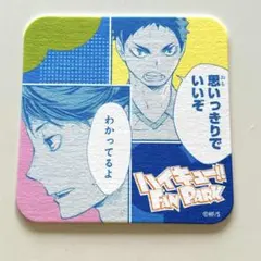 ハイキュー ファンパーク アートコースター 及川徹・岩泉一