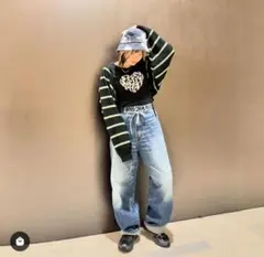 新品 今期購入 RNA MEDIA 別注 ルーズ ストレートデニム 2025年最新】RNA MEDIA ストレートデニムの人気アイテム - メルカリ