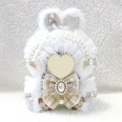 ぬい服 おすわり 11〜12cm ちびぐるみ いつぬい うさぎ ブラウン