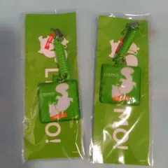 非売品au LISMO! 携帯クリーナーストラップ 2個セット