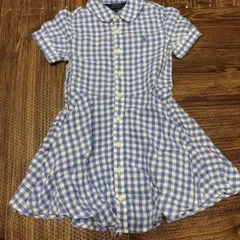 Polo Ralph Lauren チェック柄 半袖ワンピース 3T
