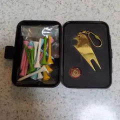 ゴルフティーとグリーンフォーク、マーカーセット