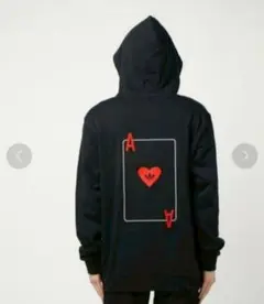 最終価格　adidas ブラック パーカー ハートデザイン