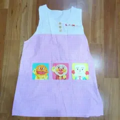 セット　まとめ売り可　保育　エプロン①　アンパンマン