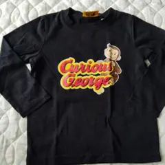 Curious George 長袖カットソー 黒