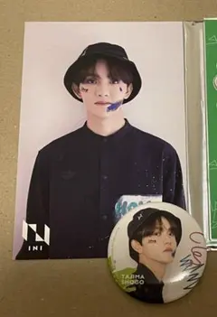 INI museum 田島将吾　缶バッジ ポストカード