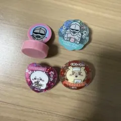 ちいかわ キラキラ クリップ スタンプ 鎧さん シーサー