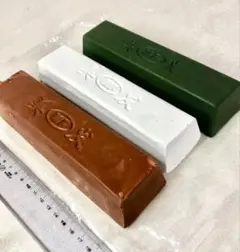 파란색 막대, 빨간색 막대, 흰색 막대, 3 개 세트, 알루미늄 휠, 광택 도금, 광택, 버핑, 연마제