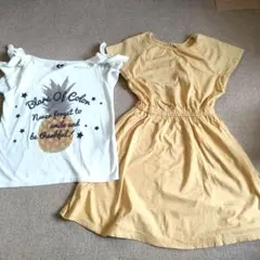 gapギャップ　ワンピース　と　Tシャツ　セット　150