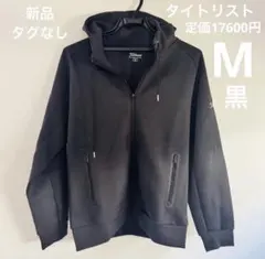 タイトリスト ブラック ジップアップパーカー 黒 ゴルフ パーカー 新品