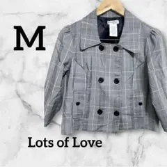 Lots of Love チェック柄ジャケット 【M】