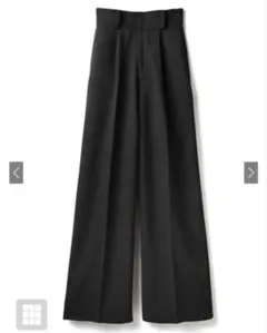 タグ付き GRLセンタープレスワイドタックロングパンツ[gm615]