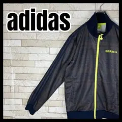 adidas ジャージ トラックジャケット ブルゾン 蛍光 ストリート リブのサムネイル
