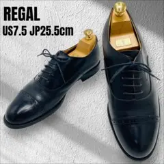 【美品】REGAL 内羽根 ストレートチップ 2794 US7.5 JP25.5