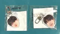 treasure ジュンギュ　カプセルトイ　顔アクキー　喜怒哀楽　哀　楽