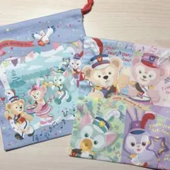 【東京ディズニーシー公式】 ダッフィー 巾着 2枚セット