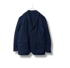 ザショップティーケー　テーラードジャケット　ネイビー　L 無地　ストレッチ