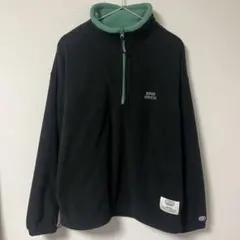 DISCUS ATHLETIC別注フリース ハーフジップ プルオーバー M