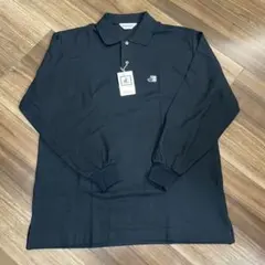 【未使用品】ブラックアンドホワイト　長袖ポロシャツ　ブラック　ゴルフウェア　L