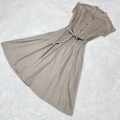 美品✨ アーバンリサーチドアーズ ロング シャツワンピース ベージュ