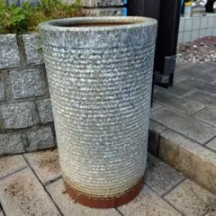 信楽焼傘立て 壷型ちらし 高さ42cm - メルカリ